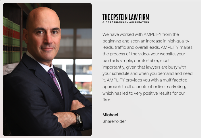Michael, shareholder at The Epstein Law Firm
