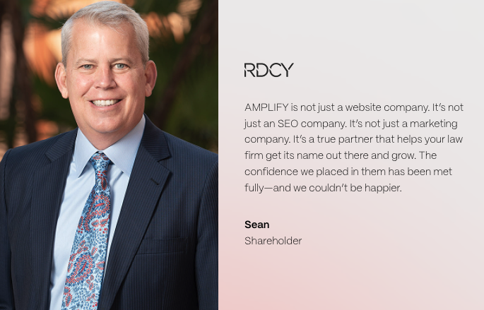 Sean, shareholder at Rafferty Domnick Cunningham & Yaffa